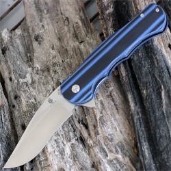 Couteau Kizer Dorado Vanguard Lame Acier VG-10 Manche G-10 Black/Blue Linerlock KIV4455A2 - Livraison Gratuite