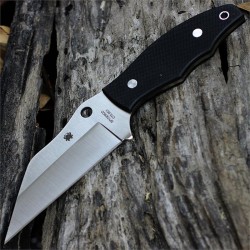 Couteau Spyderco Ronin 2 Acier CTS BD1 Manche G-10 Etui Boltaron SCFB09GP2 - Livraison Gratuite