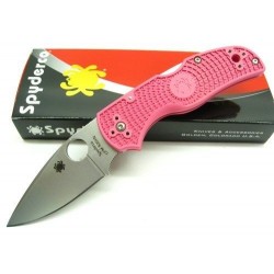 Couteau Spyderco Native 5 Pink Heals Acier S35VN Manche FRN Made USA SC41PPN5 - Livraison Gratuite