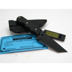 Couteau TOPS Special Assault Weapon Acier Carbon 1095 Manche G-10 Etui Kydex Made USA TPSAW02 - Livraison Gratuite