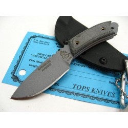 Couteau TOPS Sparrow Hawke Acier Carbone 1095 Manche Micarta Etui Kydex Made In USA TPSPH01 - Livraison Gratuite