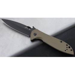 Couteau Kershaw Emerson CQC-4K Acier 8Cr13MoV Manche G-10 Coyote Linerlock KS6054BRNBLK - Livraison Gratuite