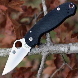 Couteau Spyderco Para Military 3 Lame Acier CPM S30V Manche G-10 Made In USA SC223GP - Livraison Gratuite