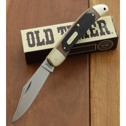 Couteau Schrade Old Timer Pioneer Sawcut Lame Acier7Cr17 Manche Abs SCH123OT - Livraison Gratuite