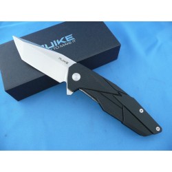 Couteau Ruike P138 Tanto Lame Acier 14C28N Manche Black G-10 Safety Lock RKEP138B - Livraison Gratuite