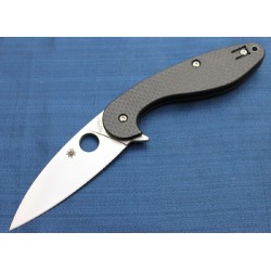 Couteau Spyderco Sliverax Compression Lock Manche Carbon Fiber/G-10 Lame Acier CPM-S30V SC228CFP - Livraison Gratuite