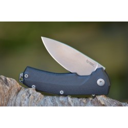 Couteau Lionsteel Kur Lame Acier Sleipner Manche G-10 Linerlock Made In Italy LSTKURBK - Livraison Gratuite