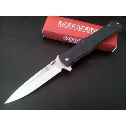 Couteau Stiletto Rough Rider Lame Acier Inox Manche G-10 Sécurité Linerlock R1871 - Livraison Gratuite