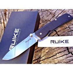 Couteau RUIKE LD11 Multifunctional Lame Acier 12C27 Manche G-10 Linerlock Brise Vitres RKELD11B - Livraison Gratuite