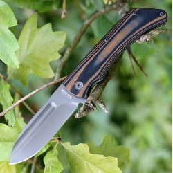 Couteau KA-BAR Mark 98 Lame Acier 5Cr15 Manche Black/Brown G-10 Linerlock KA3066 - Livraison Gratuite