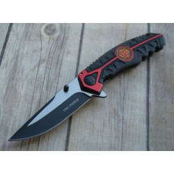 Couteau Tac Force Fire Fighter A/O Lame Acier 3Cr13 Manche Aluminium Linerlock Clip TF1013FD - Livraison Gratuite