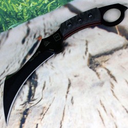 Couteau TOPS Tac Tops Karambit Lame Acier Carbone 1095 Manche Micarta Etui Kydex USA TPTAC01RMT - Livraison Gratuite