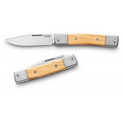 Couteau LionSteel bestMAN BM1 Lame Acier M390 Manche Bois D'olivier Made In Italy LSTBM1UL - Livraison Gratuite