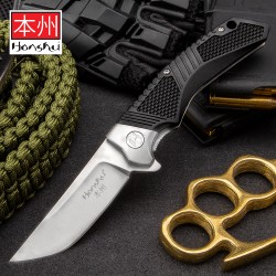 Couteau United Cutlery Honshu Sekyuriti Lame Acier 8Cr13MoV Manche TPU Linerlock Clip UC3322 - Livraison Gratuite