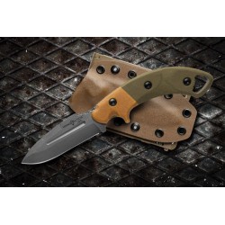 Couteau Tactical Viking Tactics Crusader Acier Carbone 1095 Manche Micarta Etui Kydex USA TPVTAC02 - Livraison Gratuite