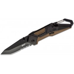 Couteau Smith&Wesson M&P Repo A/O Lame Tanto 8Cr13MoV Manche Alum Linerlock Clip SW1122579 - Livraison Gratuite