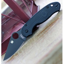 Couteau Spyderco Para 3 Compression Lock Manche FRN Lame Black CTS-BD1N Clip Made USA SC223PBBK - Livraison Gratuite