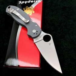 Couteau Spyderco Para 3 Compression Lock Gray Lame Acier Maxamet Manche G10 Clip Made In USA SC223GPDGY - Livraison Gratuite