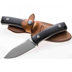 Couteau LionSTEEL M4 G10 Lame Acier M390 Manche G10 Etui Cuir Made Italy LSTM4G10 - Livraison Gratuite