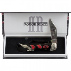 Couteau Rough Rider Black Widow Small Leg Lame Acier 440 Manche Araignée RR1673 - Livraison Gratuite