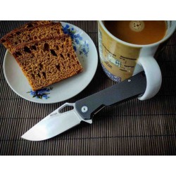 Couteau SRM Knives 1168 Lame D2 Manche Black G10 IKBS Linerlock Clip SRM1168 - Livraison Gratuite