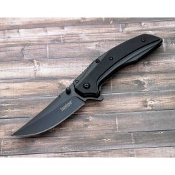 Couteau Kershaw Outright Black A/O Lame Acier 8Cr13MoV Manche G-10 Framelock Clip KS8320BLK - Livraison Gratuite