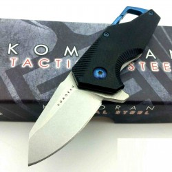 Couteau Mousqueton Varape Komoran Manche G10 Lame Acier Inox Mousqueton KO033 - Livraison Gratuite