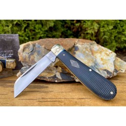 Couteau Rough Ryder Hawkbill Black Micarta Lame Acier Carbone T10 Manche Micarta RR2213 - Livraison Gratuite