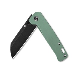 Couteau QSP Penguin Green Titane Lame Acier 154CM Black IKBS Framelock Clip QS130Y - Livraison Gratuite