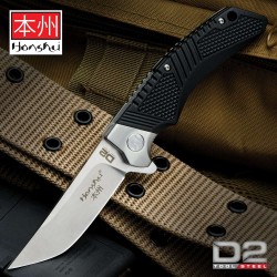 Couteau United Cutlery Honshu Sekyurti Lame Acier D2 Manche Nylon IKBS Linerlock Clip UC3349 - Livraison Gratuite