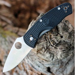 Couteau Spyderco Persistence Lightweight Lame Acier 8Cr13Mov Manche FRN Linerlock Clip SC136PBK - Livraison Gratuite