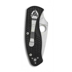 Couteau Spyderco Persistence Lightweight Lame Acier 8Cr13Mov Serr Manche FRN Linerlock SC136PSBK - Livraison Gratuite