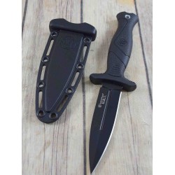 Couteau de Botte Smith&Wesson Boot Lame Acier 8Cr13MoV Manche TPE Etui Nylon SW1160816 - Livraison Gratuite