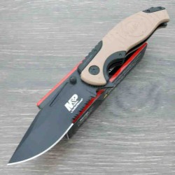 Couteau Smith&Wesson Military & Police Acier 8Cr13MoV Manche Alu Linerlock SWMP13GLSCP - Livraison Gratuite