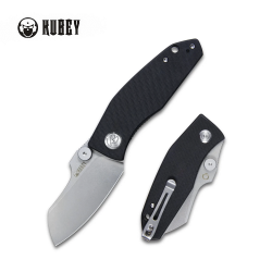 Couteau Kubey Monsterdog Black Lame Acier 14C28N Manche G10 IKBS Linerlock Clip KUB337A - Livraison Gratuite