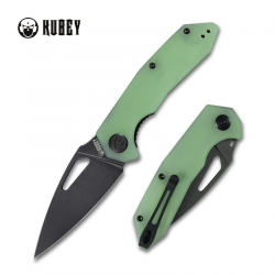 Couteau Kubey Coeus Jade Lame Acier D2 Manche G10 Linerlock CLip IKBS KUB122E - Livraison Gratuite