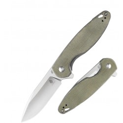 Couteau Kizer Cozy Green Manche Micarta Lame Acier 154CM Linerlock Clip KIV3613C2 - Livraison Gratuite