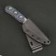 Couteau Tops Blue Otter Acier Carbone 1095 Manche G-10 Etui Kydex Made In USA TPOT01 - Livraison Gratuite