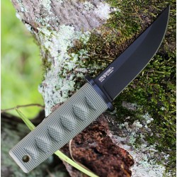 Couteau Cold Steel Kyoto II Green Lame Acier 8Cr13MoV Black Manche Kray-Ex Etui Secure-Ex CS17DBODBK - Livraison Gratuite