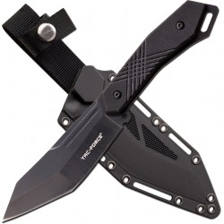 Couteau Tactical Tac Force Lame Tanto 3Cr13 Manche G10 Etui ABS TFFIX019BK - Livraison Gratuite