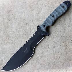 Couteau TOPS Skullcrusher's Xtreme Blade Acier Carbone 1095 Manche Micarta Etui Nylon Made In USA TPSXB10 - Livraison Gratuite