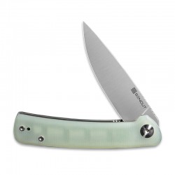 Couteau SENCUT Neches Jade Manche G10 Lame Satin Acier 10Cr15CoMoV IKBS Linerlock Clip SA09B - Livraison Gratuite