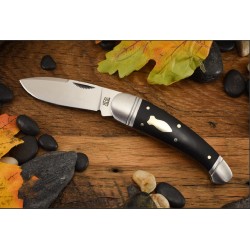 Couteau Rough Ryder Reserve Panthera Lame Acier D2 Manche Micarta Slip Joint Boite Collector RRR020 - Livraison Gratuite