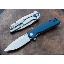 Couteau Kershaw Lucid A/O Lame Acier 8Cr13MoV Manche GFN/Stainless Blue Framelock Clip KS2036 - Livraison Gratuite