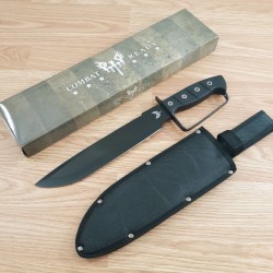 Couteau de Chasseur de Croco Bowie Sabre de Pirate Lame Acier 3Cr13 Manche Abs Etui Nylon CBR113 - Livraison Gratuite