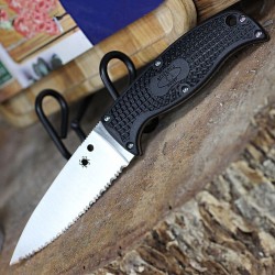 Couteau Spyderco Enuff 2 Lame Acier VG-10 Serr Manche FRN Etui Polymer Made In Japan SCFB31SBK2 - Livraison Gratuite