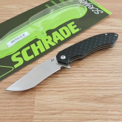 Couteau Schrade Delta Class Scramble Lame Acier AUS-10 Manche Alu Linerlock Clip SCH1159311 - Livraison Gratuite