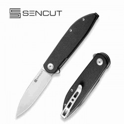 Couteau Sencut Bocll II Black Lame Acier D2 Manche G10 IKBS Linerlock Clip S220191 - Livraison Gratuite