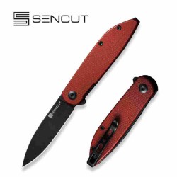 Couteau Sencut Bocll II Burgundy Lame Acier D2 Manche G10 IKBS Linerlock Clip S220193 - Livraison Gratuite