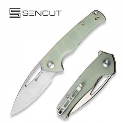 Couteau Sencut Mims Jade Manche G10 Lame Acier 9Cr18MoV IKBS Linerlock Clip S210132 - Livraison Gratuite